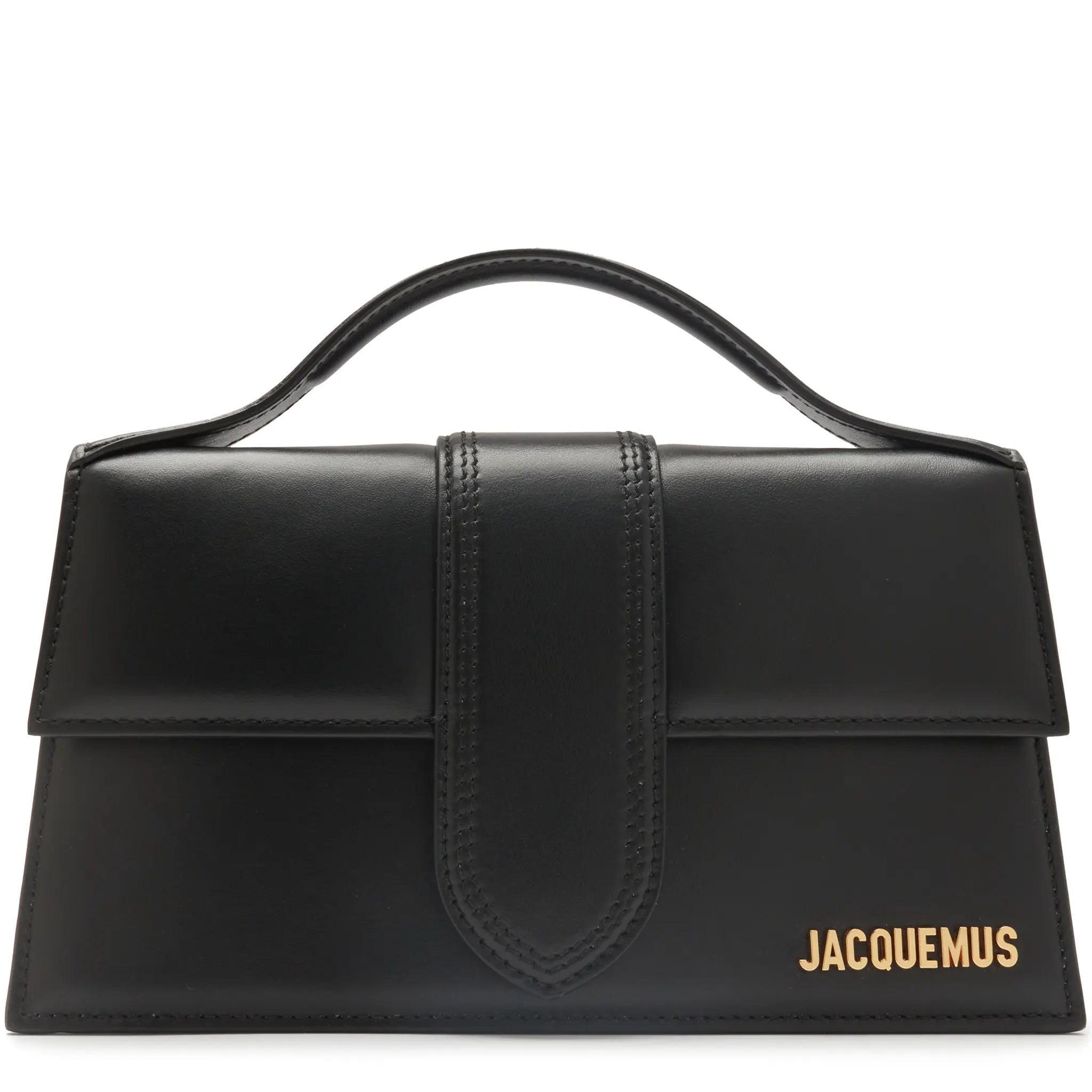 Front View of Preloved - Jacquemus Large Bambino Black Crossbody Bag 213BA07-213 300990